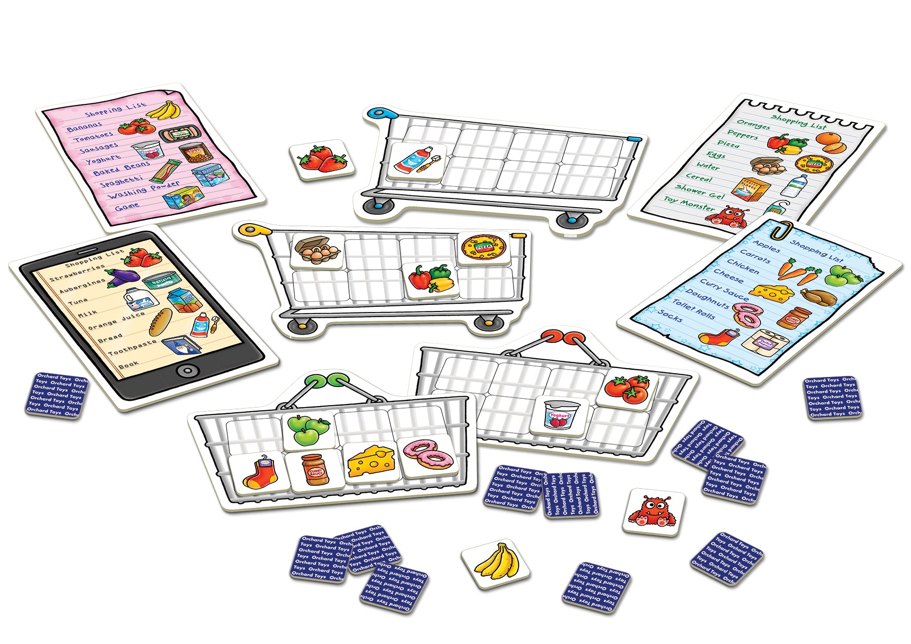 ORCHARD Shopping Lıst 3 - 7 Yaş Eğitici Alışveriş Listesi Oyunu