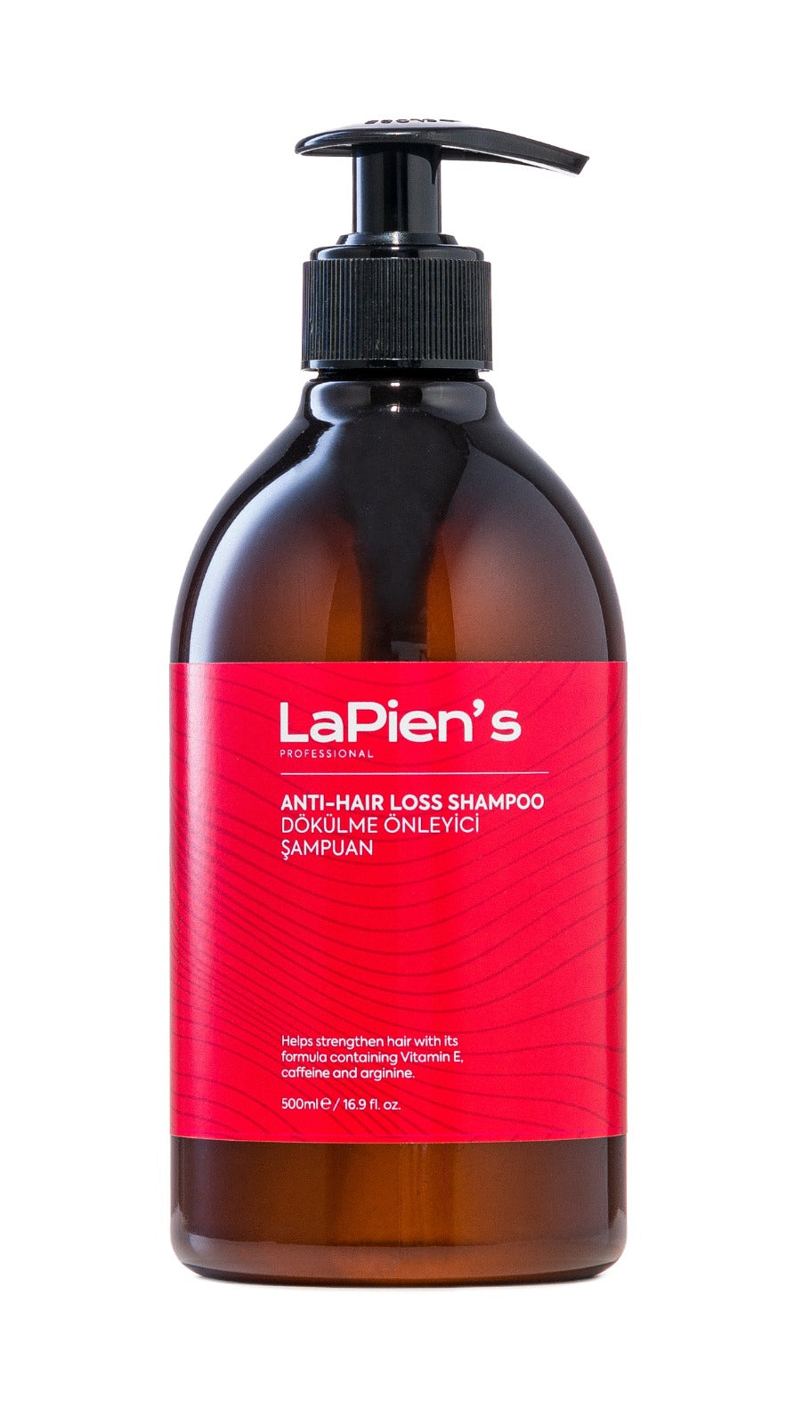 Lapien's Dökülme Önleyici Şampuan Güçlendirici, Besleyici Şampuan 500 Ml, Kafein, Arjinin Ve Evitamini