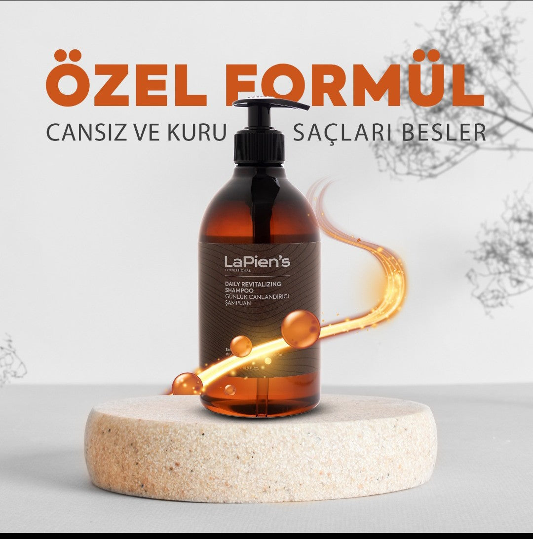 Lapien's Günlük Canlandırıcı Tuzsuz Şampuan 500ml Tüm Saçlar Için