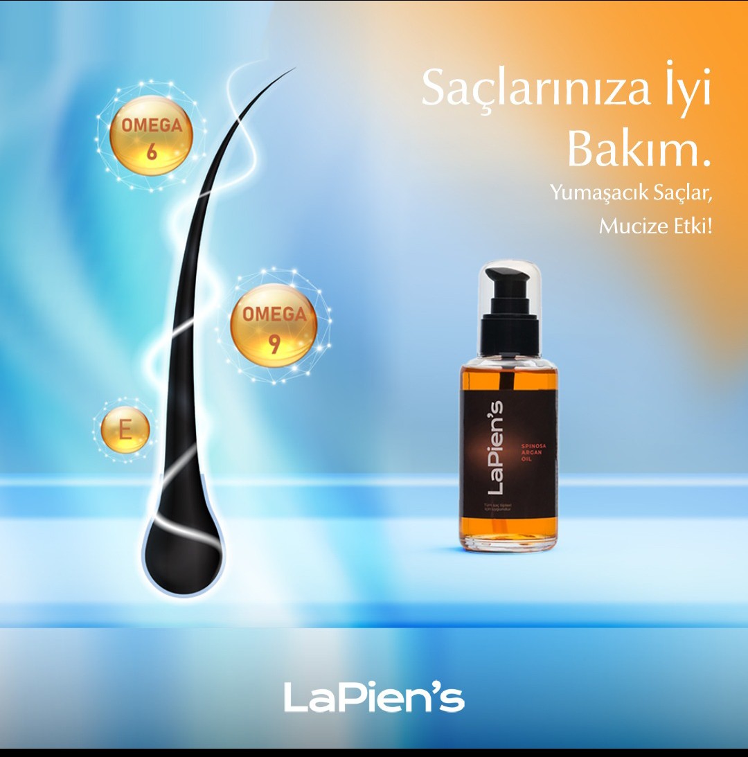 Lapien's Yıpranmış Saçlara Özel Yoğun Besleyici Spinosa Argan Oil Bakım Yağı 100ml