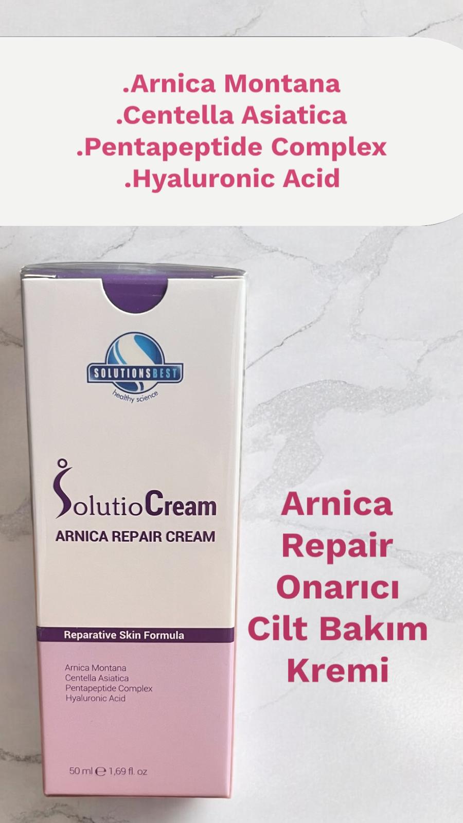 SOLUTIONS BEST Arnica Krem Repair Cream Cilt Bakım Ve Onarım Kremi 50 ml