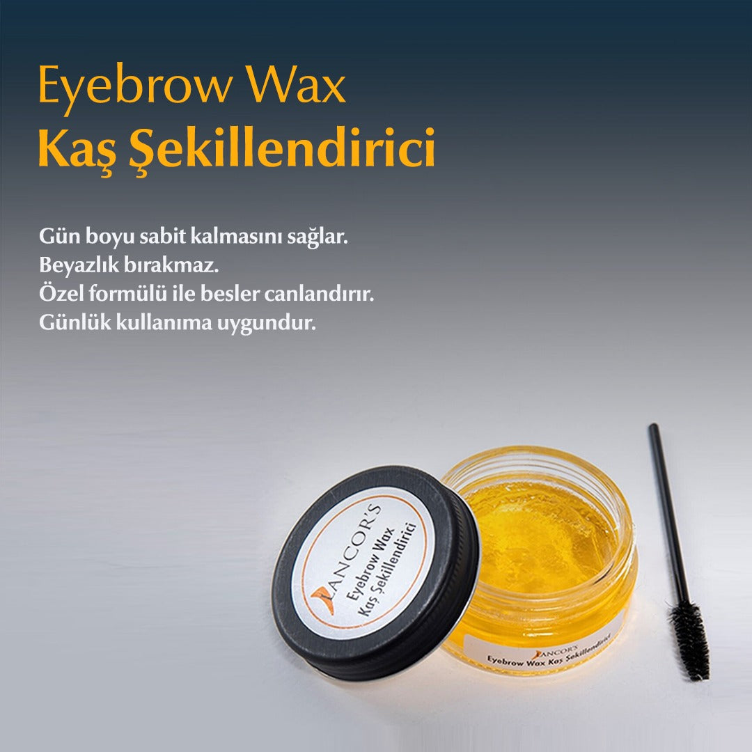 LANCOR'S Kaş Şekillendirici Sabitleyici Wax Kalıntı Bırakmayan, Dolgunluk Ve Hacim Veren Besleyici Wax30ml