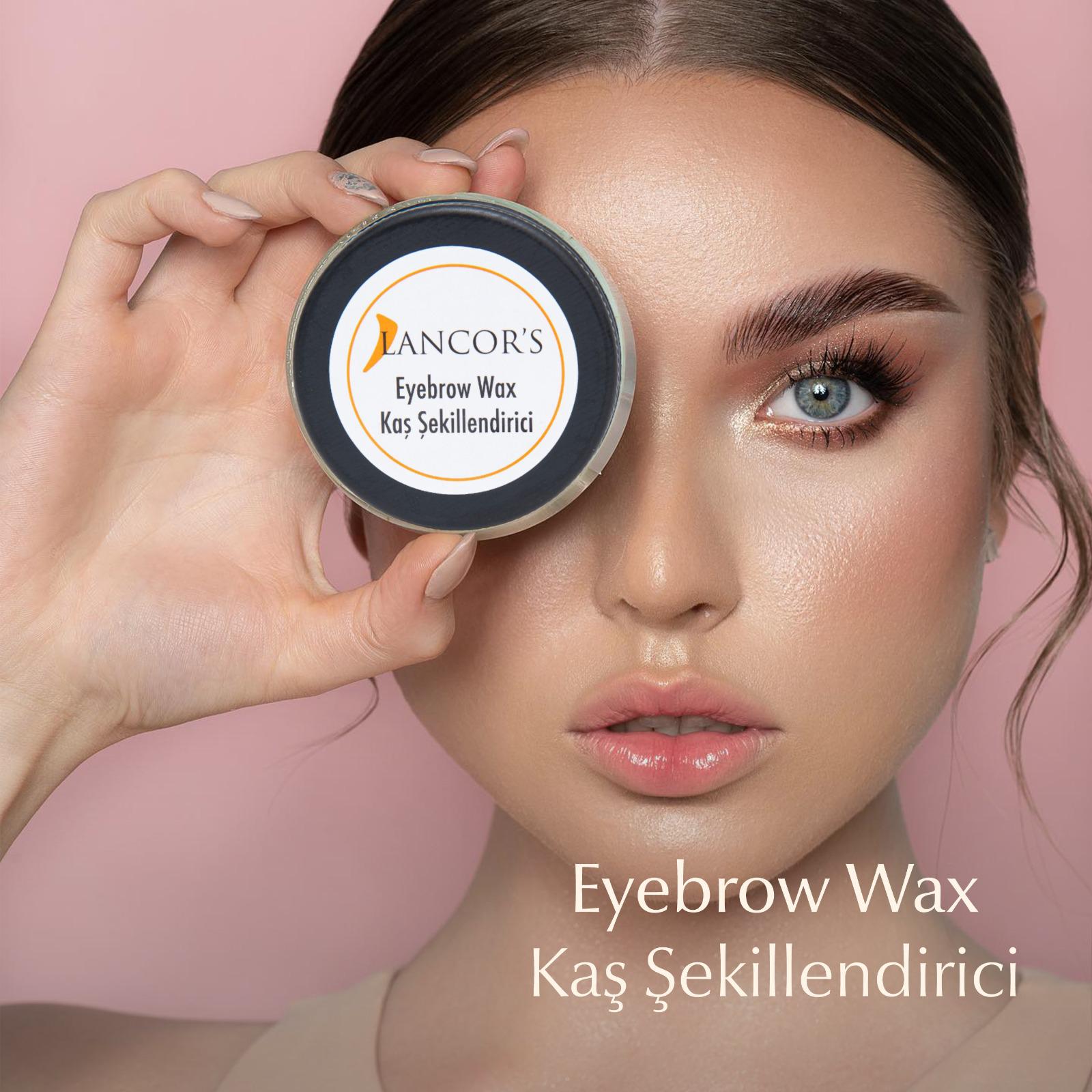 LANCOR'S Kaş Şekillendirici Sabitleyici Wax Kalıntı Bırakmayan, Dolgunluk Ve Hacim Veren Besleyici Wax30ml